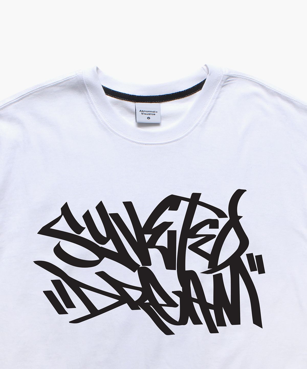 앱놀머씽(ABNORMALTHING) 태그 오버핏 티셔츠 화이트 (TAG T-SHIRT WHITE)