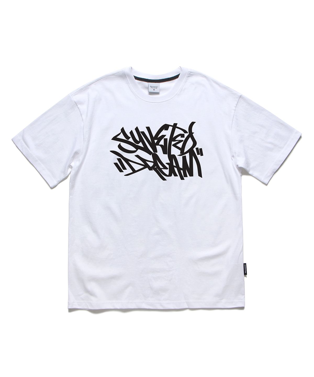 앱놀머씽(ABNORMALTHING) 태그 오버핏 티셔츠 차콜 (TAG T-SHIRT CHARCOAL)