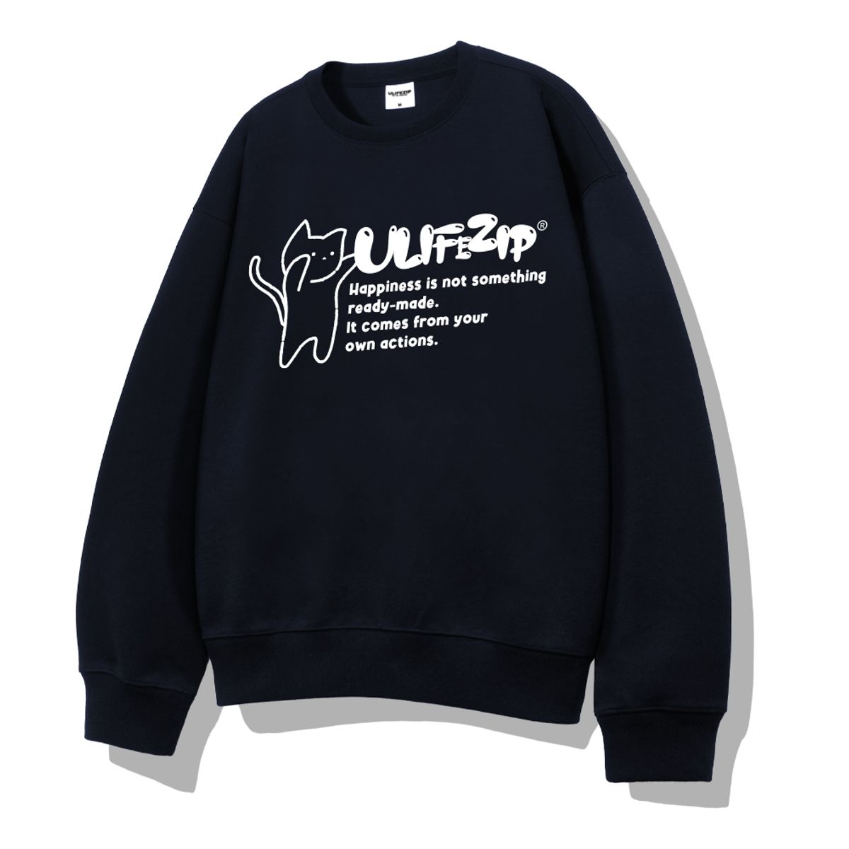 유라이프지(ULIFEZIP) 점프캣 오버핏 맨투맨 4 Color [ULZM_0018]
