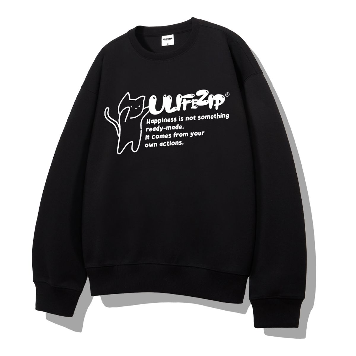 유라이프지(ULIFEZIP) 점프캣 오버핏 맨투맨 4 Color [ULZM_0018]