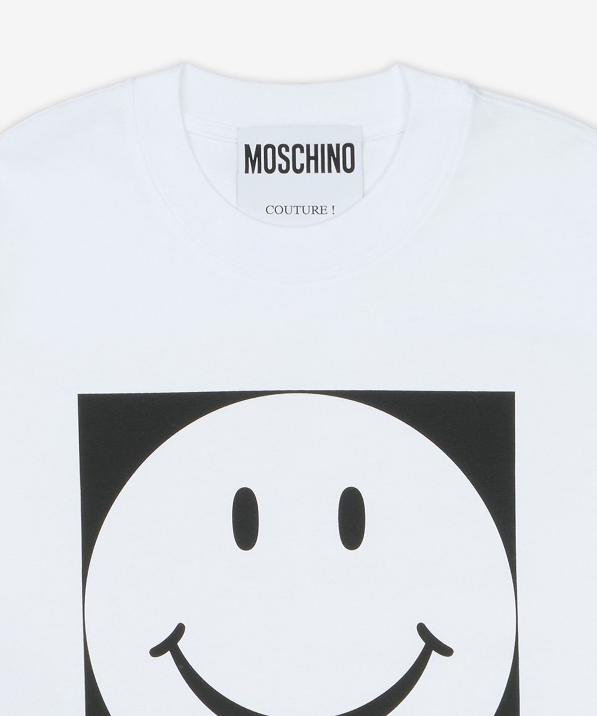 모스키노(MOSCHINO) 스마일리 티셔츠 - 화이트 / AEF251EJ071605411001