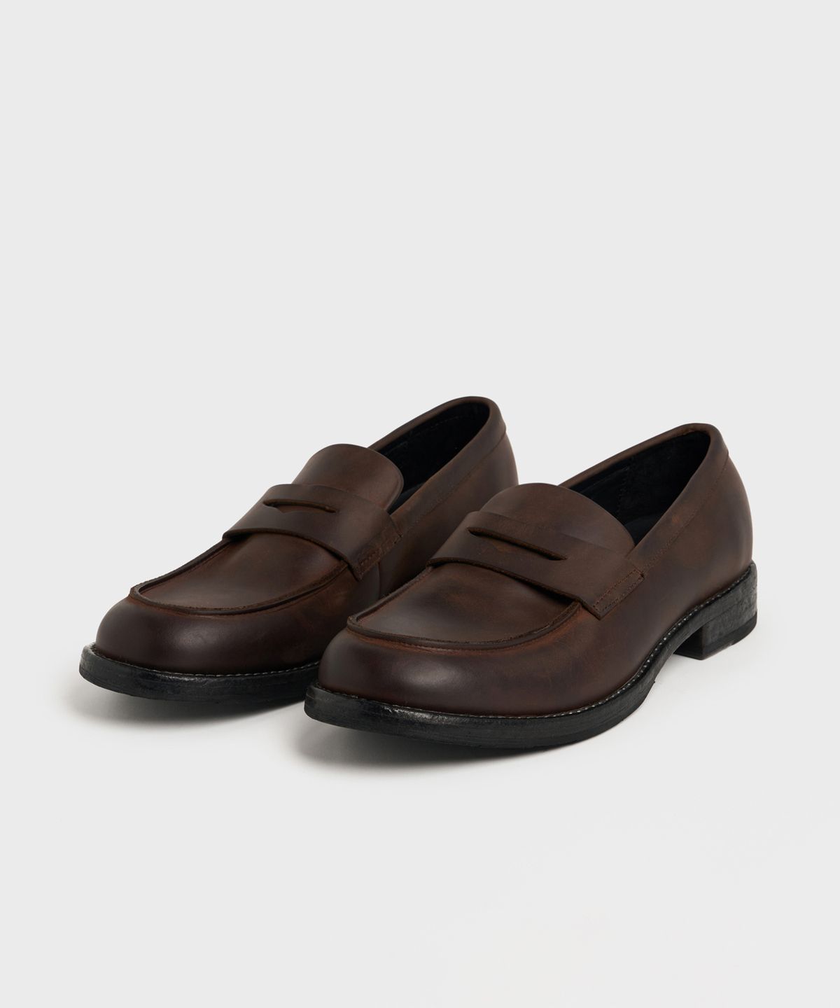 로스트가든(LOSTGARDEN) UNIFORM Faded Loafer Brown