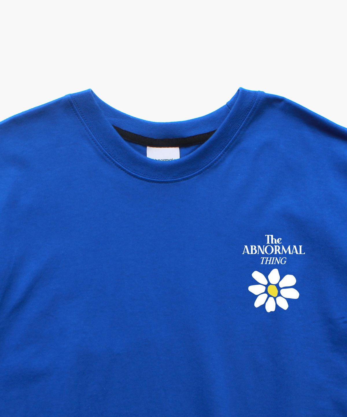 앱놀머씽(ABNORMALTHING) 플라워 오버핏 티셔츠 블루 (FLOWER T-SHIRT BLUE)