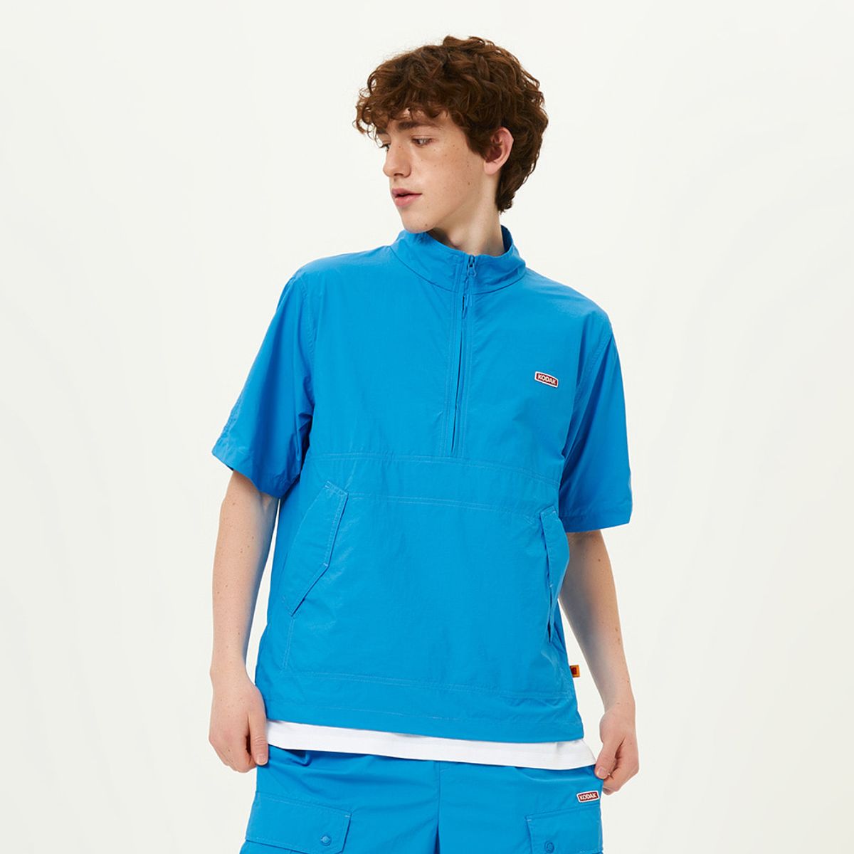 코닥(KODAK) 브리즈팝 스탠넥 아노락 BLUE