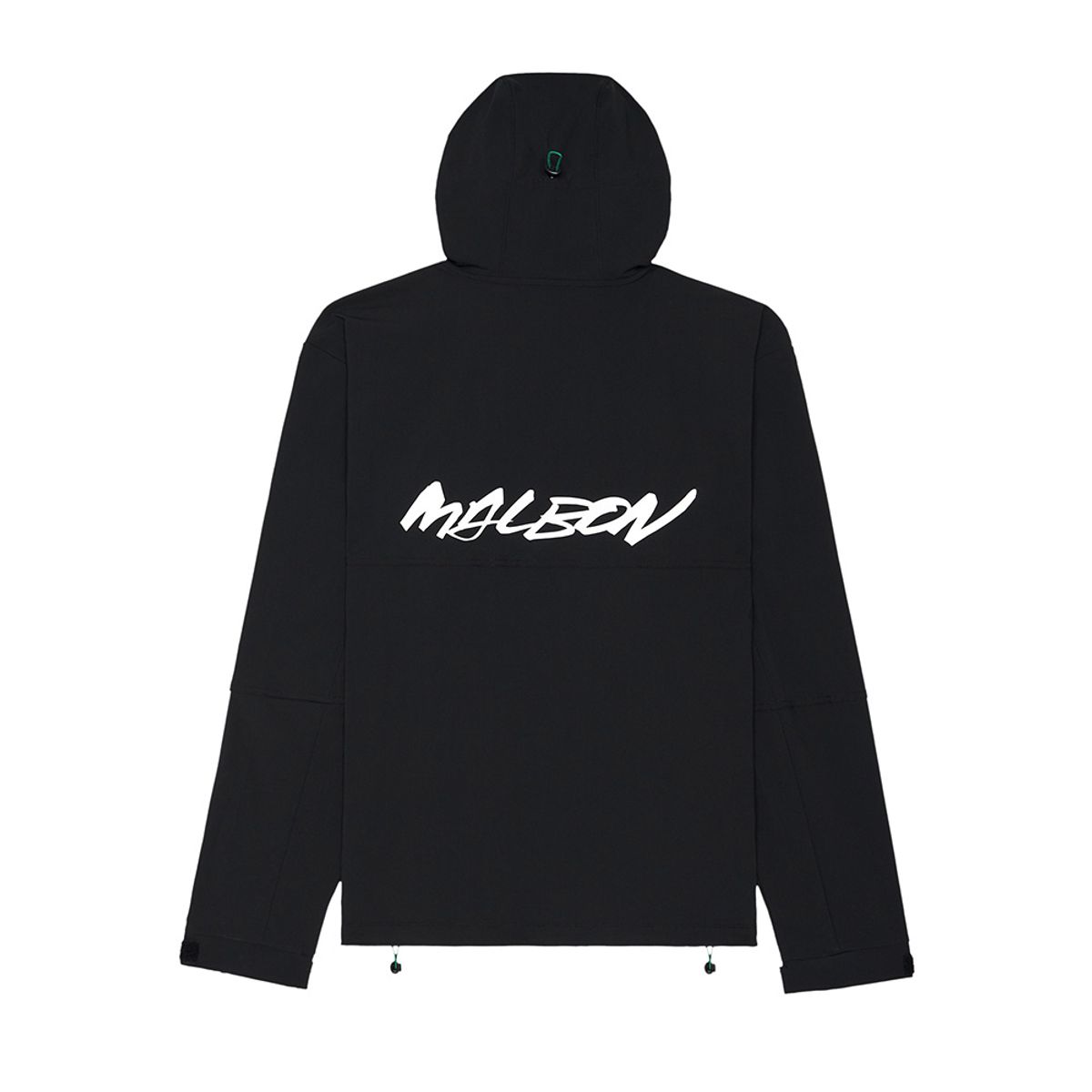 말본 골프(MALBON GOLF) [MALBON X FUTURA] 태그쉘 후드 집업 자켓 BLACK (MAN)