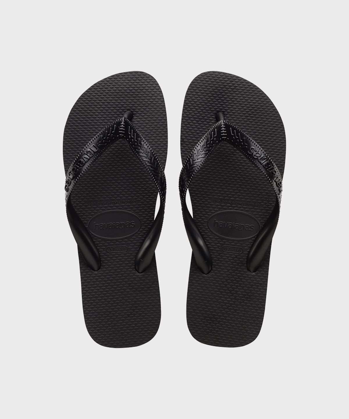 하바이아나스(HAVAIANAS) [2PACK] 탑 플립플랍 Black