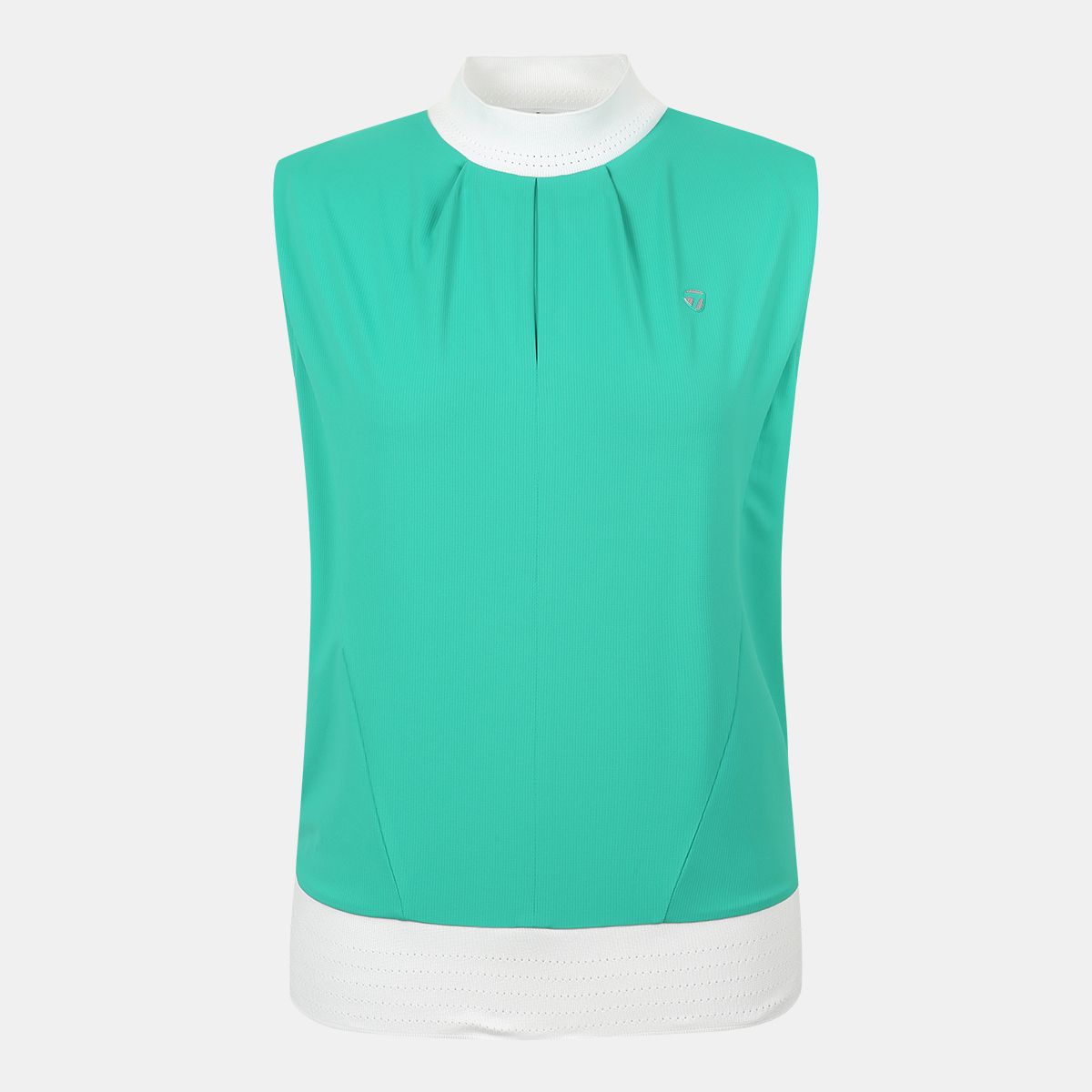 테일러메이드 어패럴(TAYLORMADE APPAREL) 여성 셔링 슬리브리스 티셔츠 TTO-63HG42-804