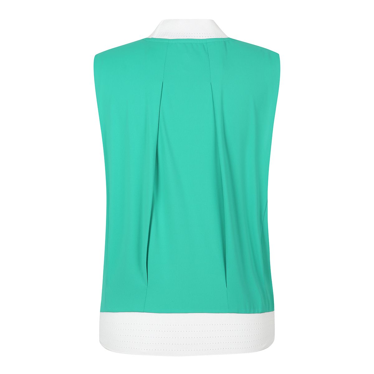 테일러메이드 어패럴(TAYLORMADE APPAREL) 여성 셔링 슬리브리스 티셔츠 TTO-63HG42-804