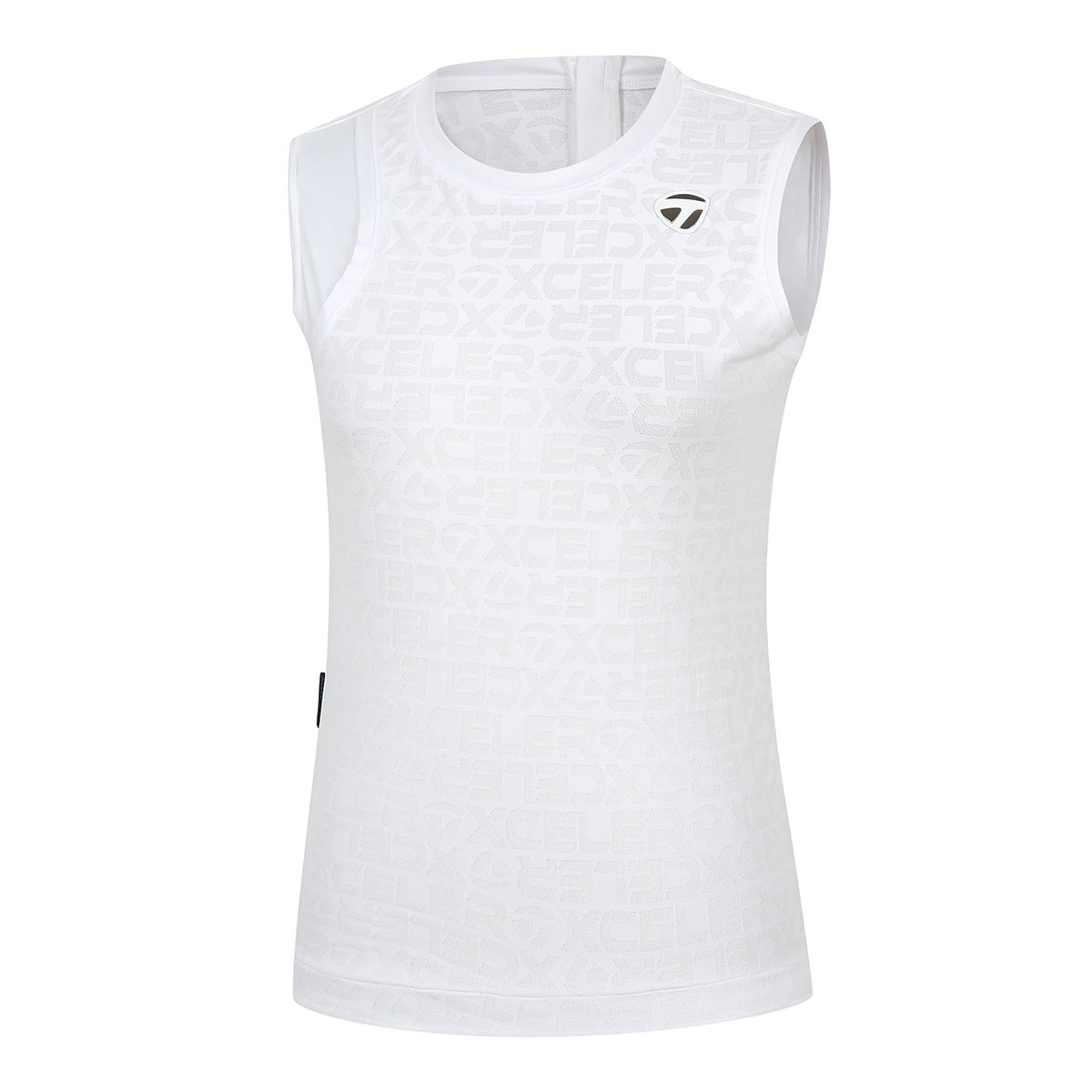 테일러메이드 어패럴(TAYLORMADE APPAREL) 여성 자카드 슬리브리스 티셔츠 TTO-63HG41-100
