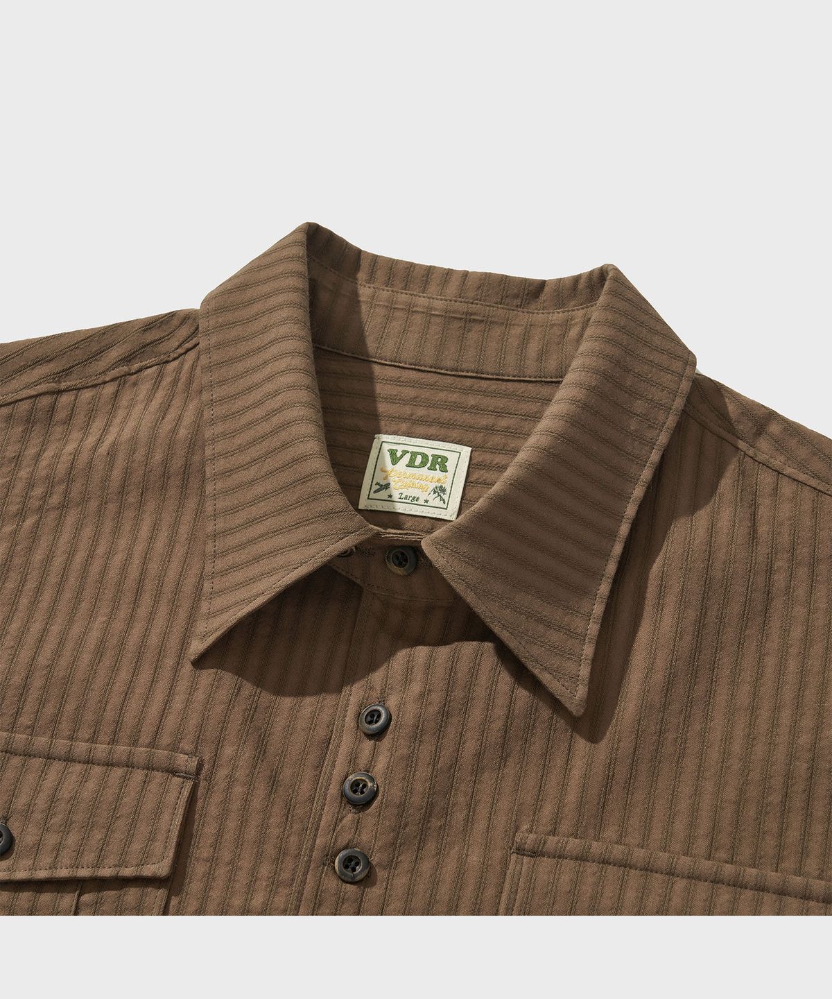 비디알(VDR) ROUGHRIDERS SHIRTS [Brown]