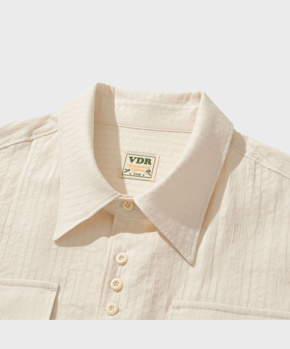 비디알(VDR) ROUGHRIDERS SHIRTS [Vanilla]