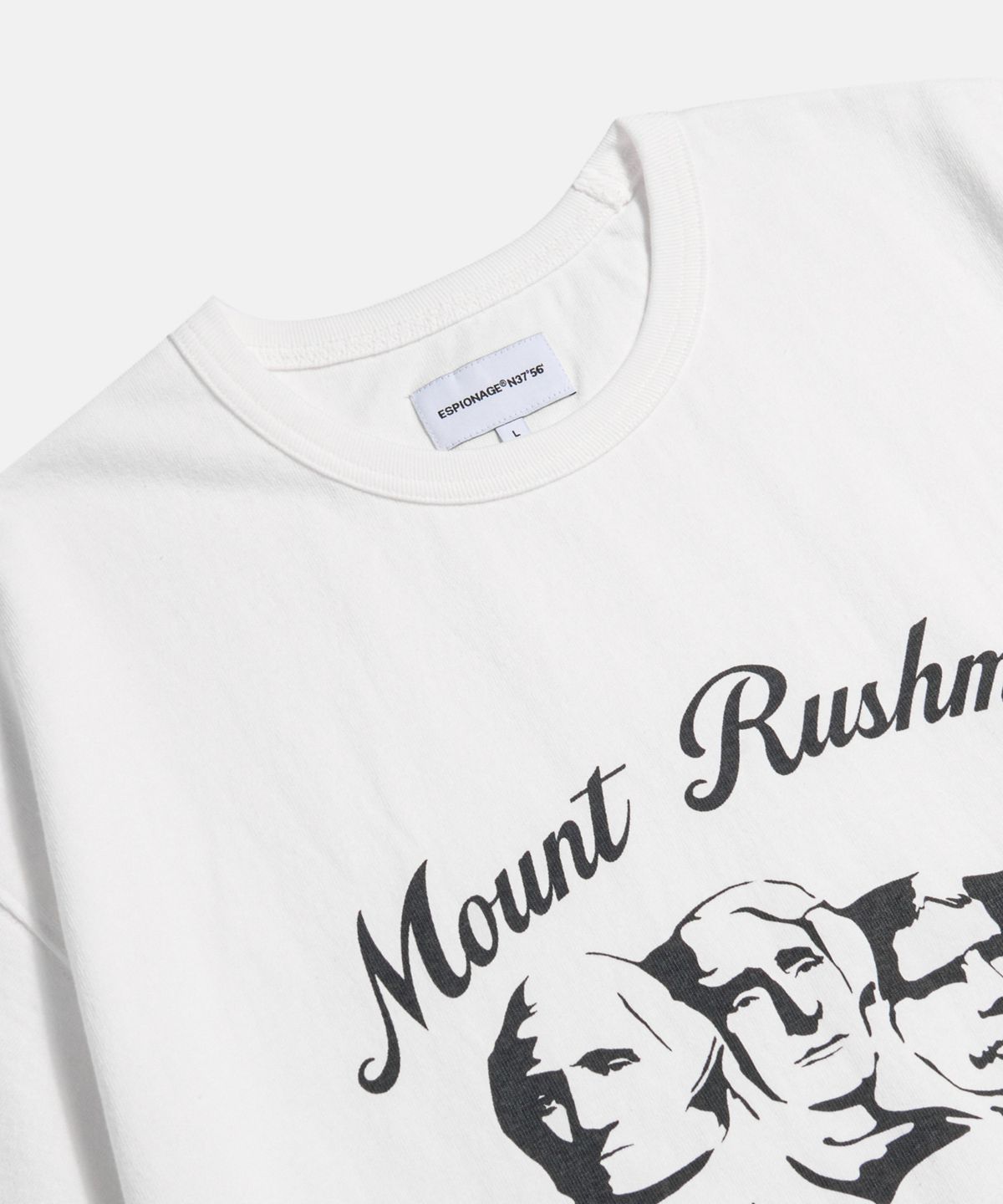 에스피오나지(ESPIONAGE) Mount Rushmore Heavyweight Tee Off White