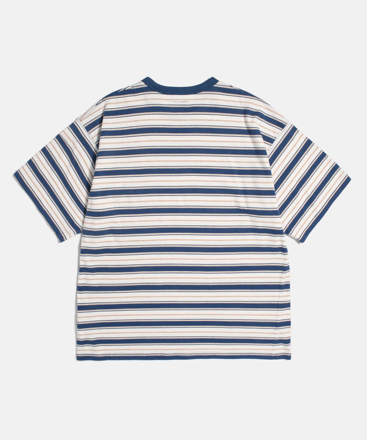 에스피오나지(ESPIONAGE) Multi Border Pocket Tee Blue