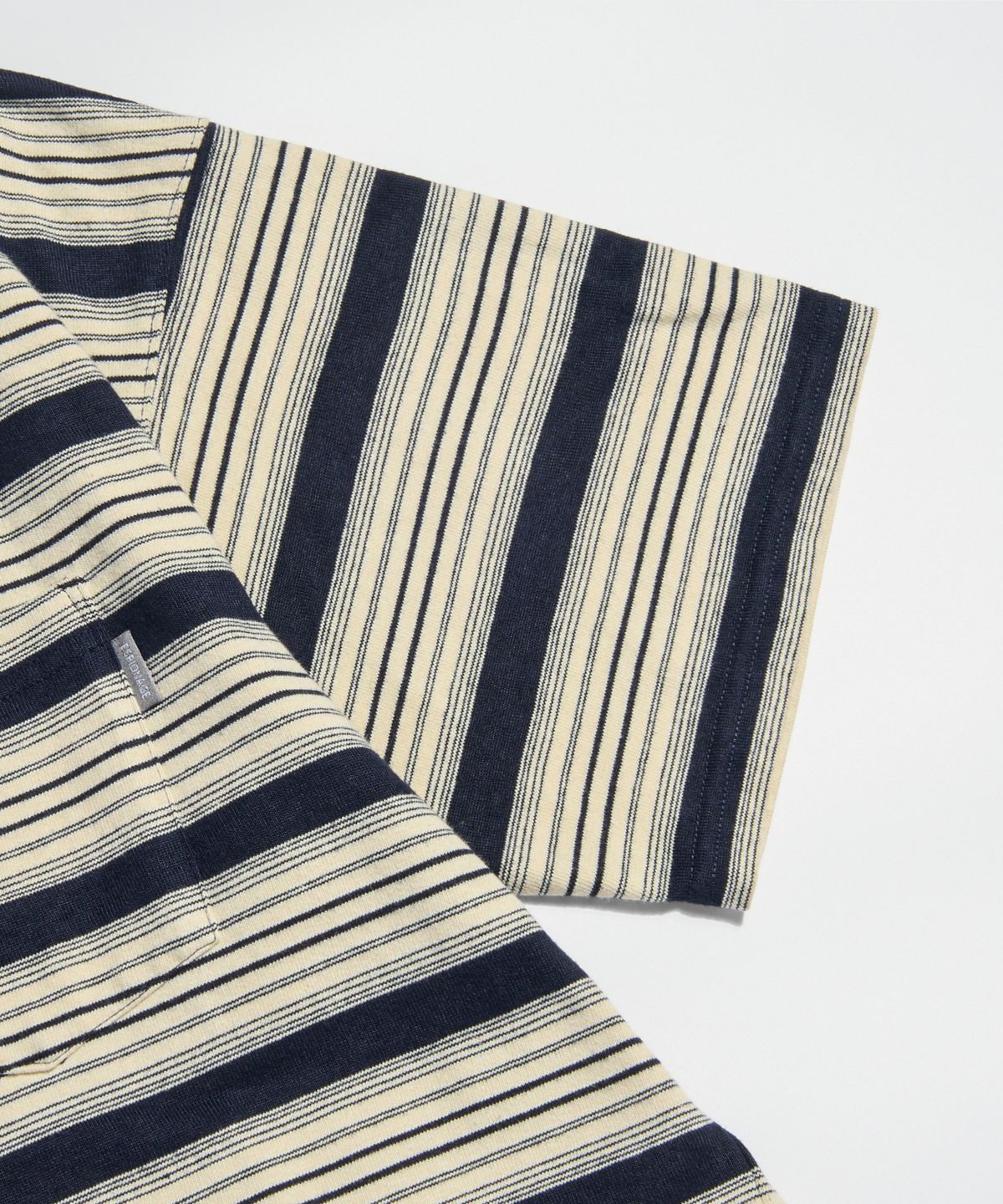에스피오나지(ESPIONAGE) Vintage Border Pocket Tee Navy