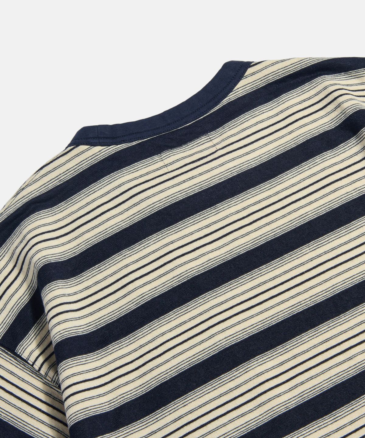 에스피오나지(ESPIONAGE) Vintage Border Pocket Tee Navy
