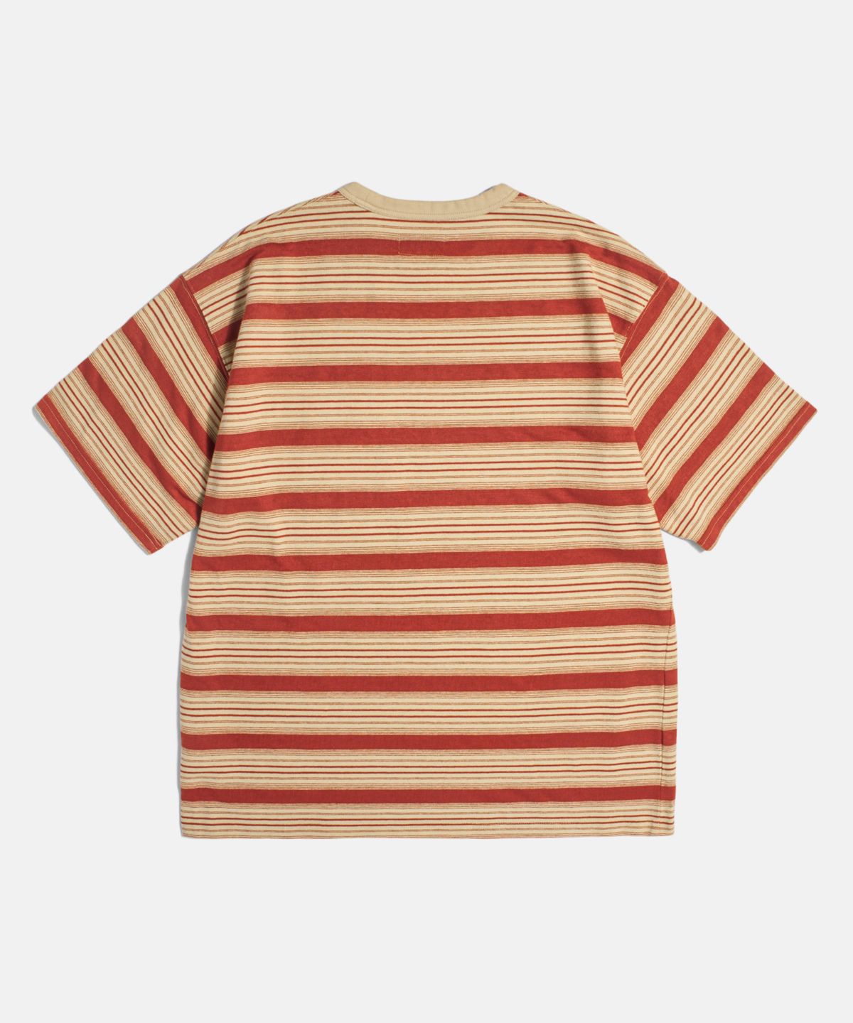 에스피오나지(ESPIONAGE) Vintage Border Pocket Tee Orange