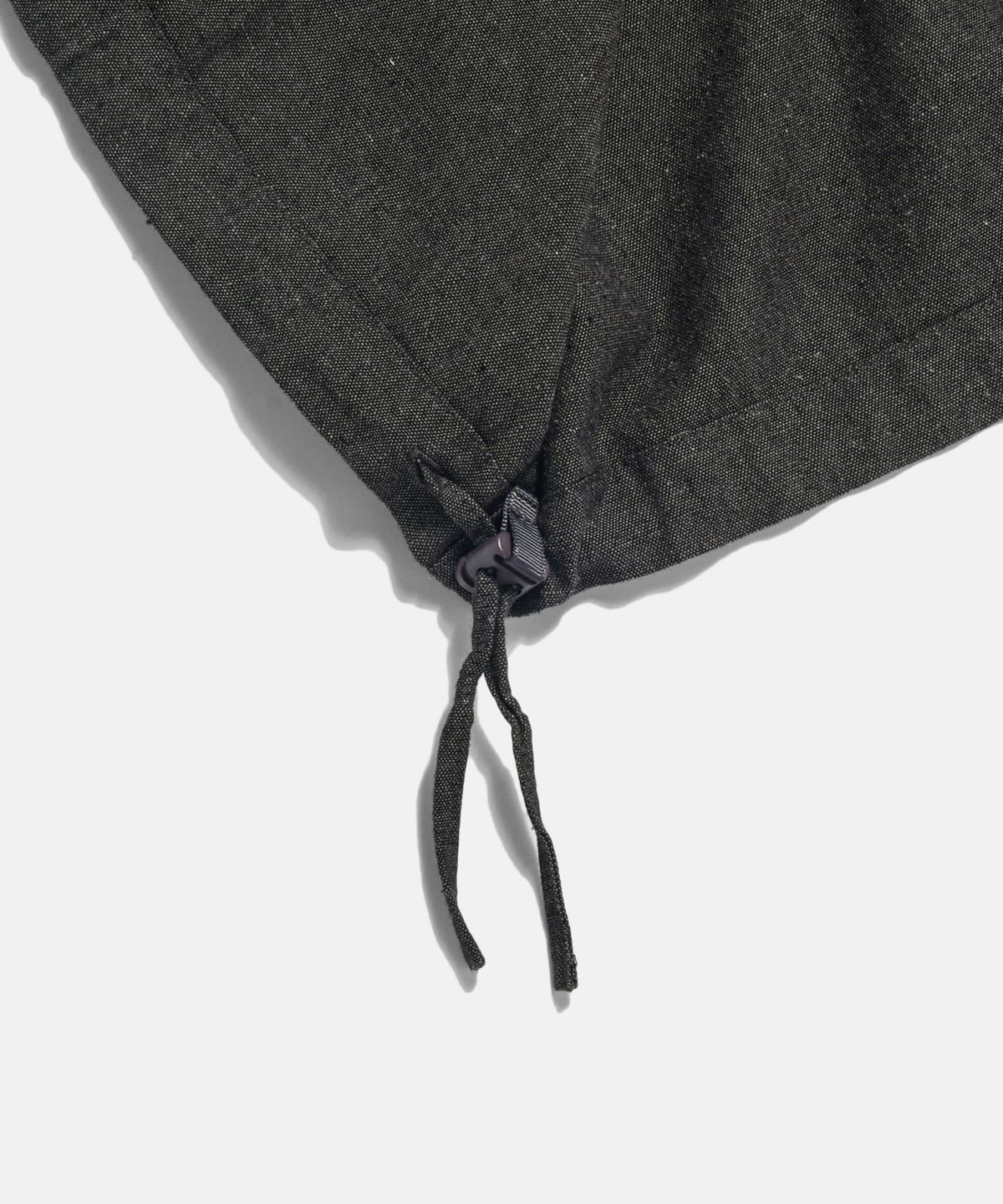 에스피오나지(ESPIONAGE) Cotton Ramie S/S Henley Shirt Charcoal