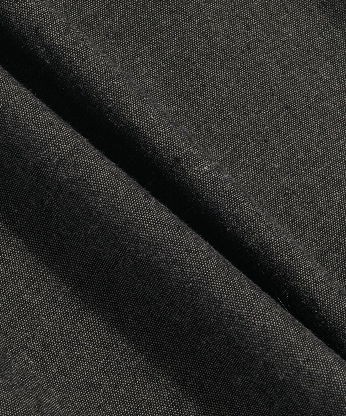 에스피오나지(ESPIONAGE) Cotton Ramie S/S Henley Shirt Charcoal