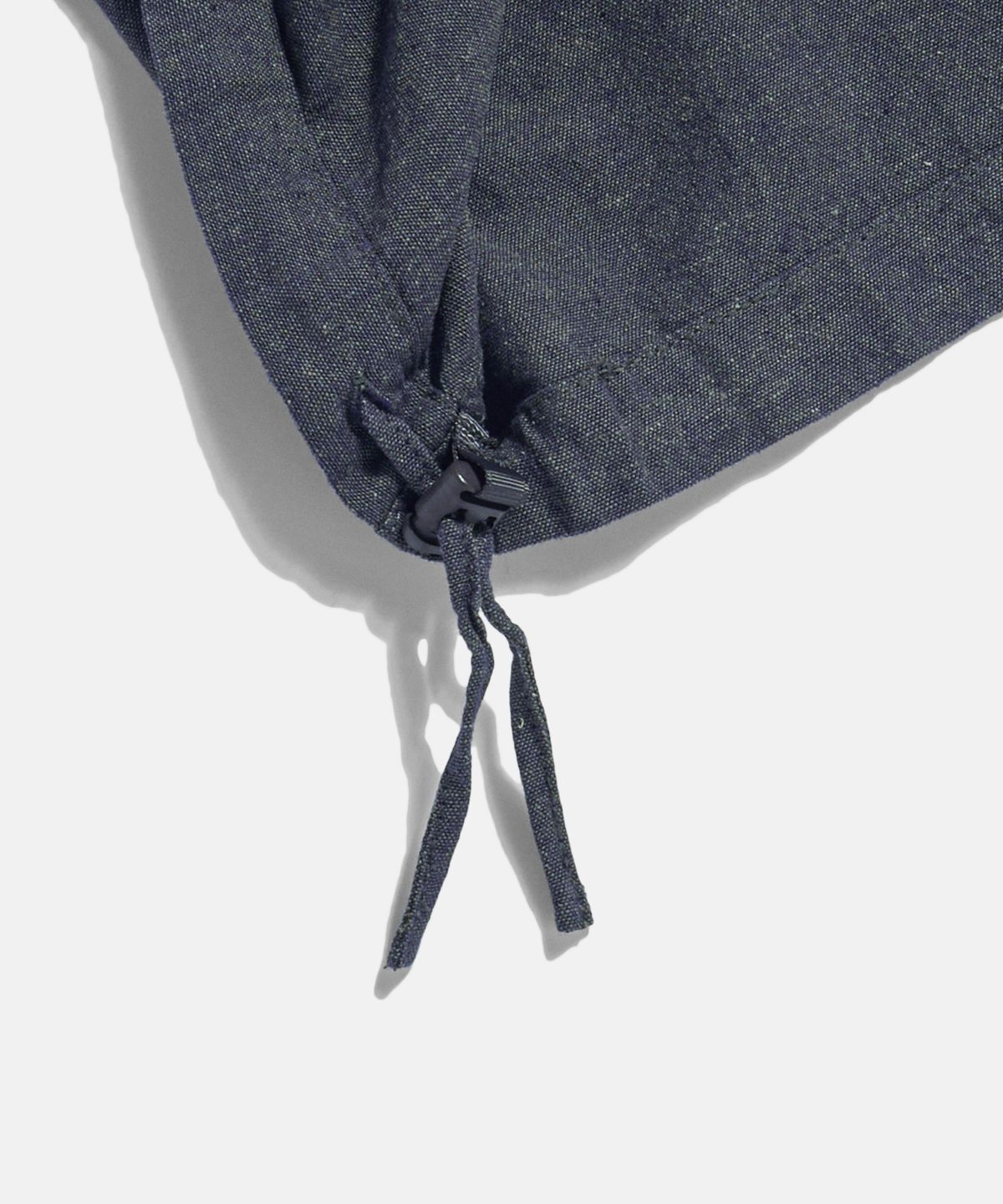 에스피오나지(ESPIONAGE) Cotton Ramie S/S Henley Shirt Navy