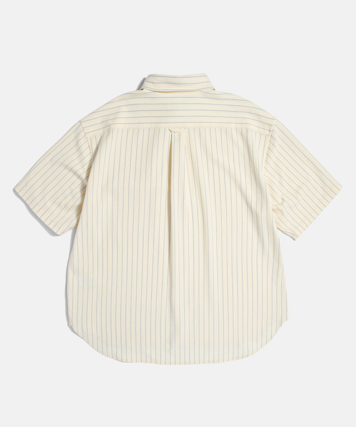 에스피오나지(ESPIONAGE) Seersucker Flap Pocket S/S Shirt Cream