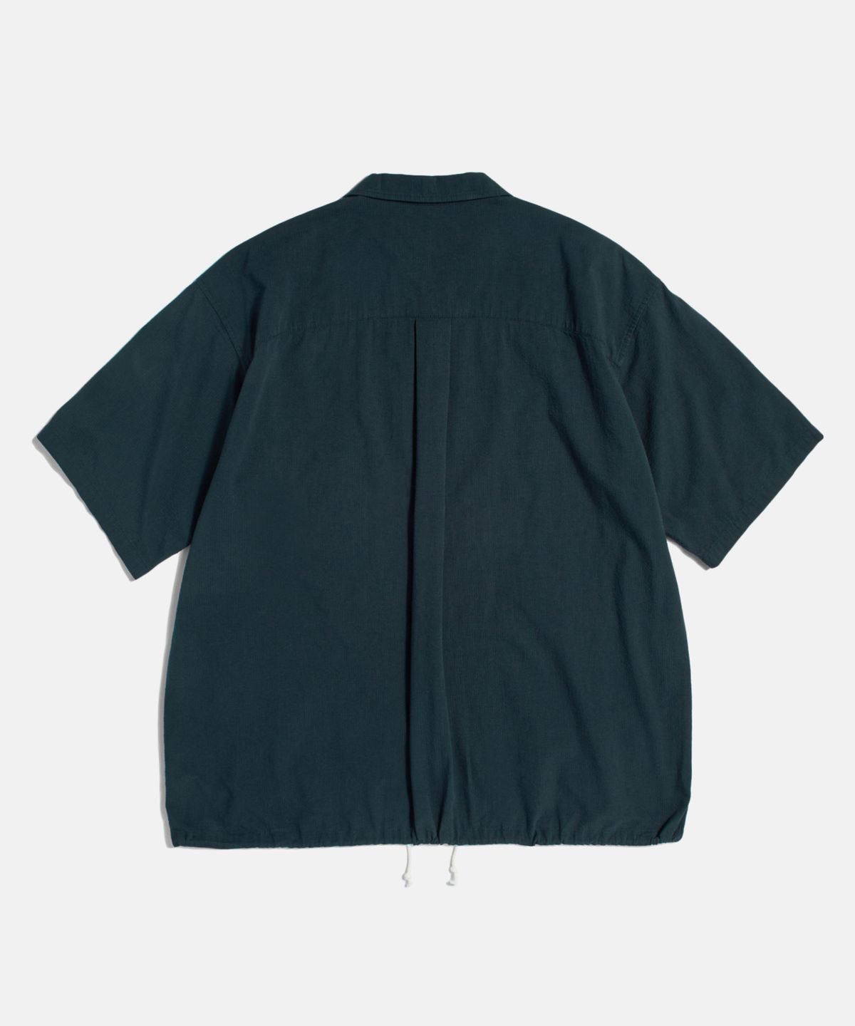 에스피오나지(ESPIONAGE) Cotton Seersucker S/S Outer Shirt Navy