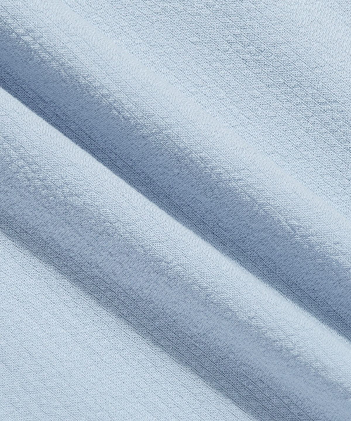 에스피오나지(ESPIONAGE) Cotton Seersucker S/S Outer Shirt Light Blue