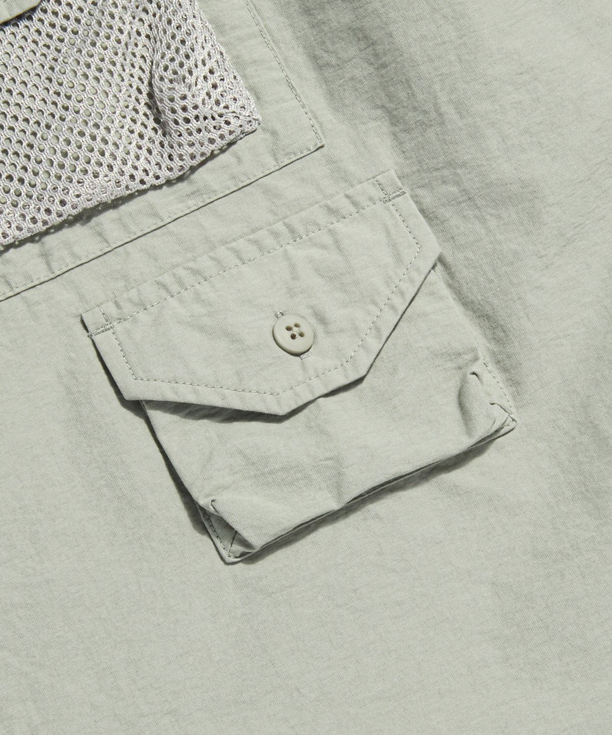 에스피오나지(ESPIONAGE) Washed CN Outdoor Shirt Light Grey