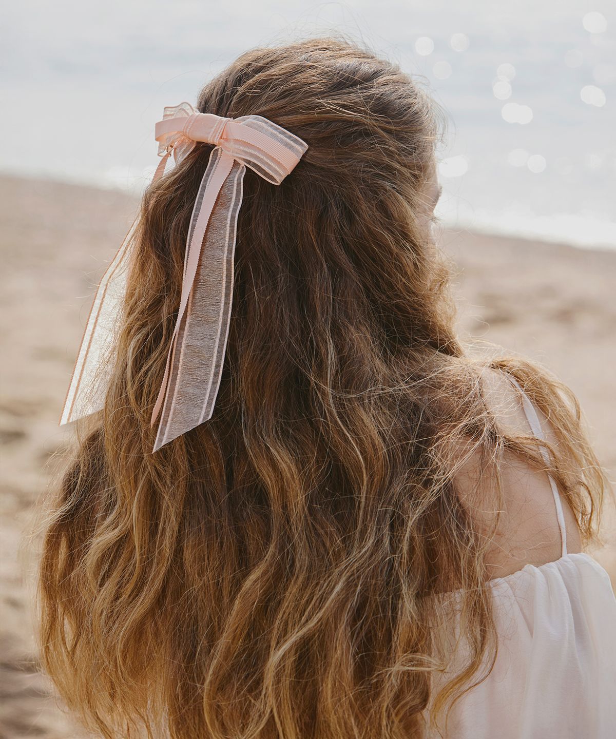 아이스가든에이오공팔(ICE GARDEN A.508) Sheer Bow Hair-pin