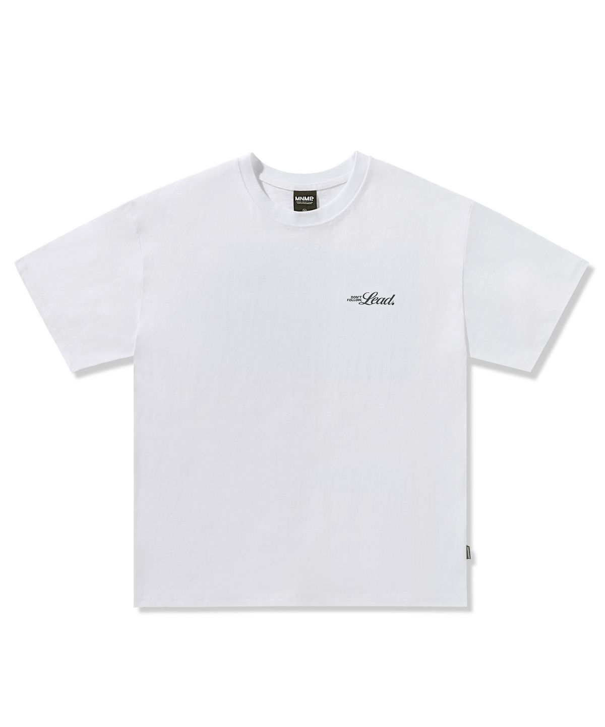 미니멀프로젝트(MINIMALPROJECT) 레터링 피그먼트 반팔티셔츠MST171 [WHITE]