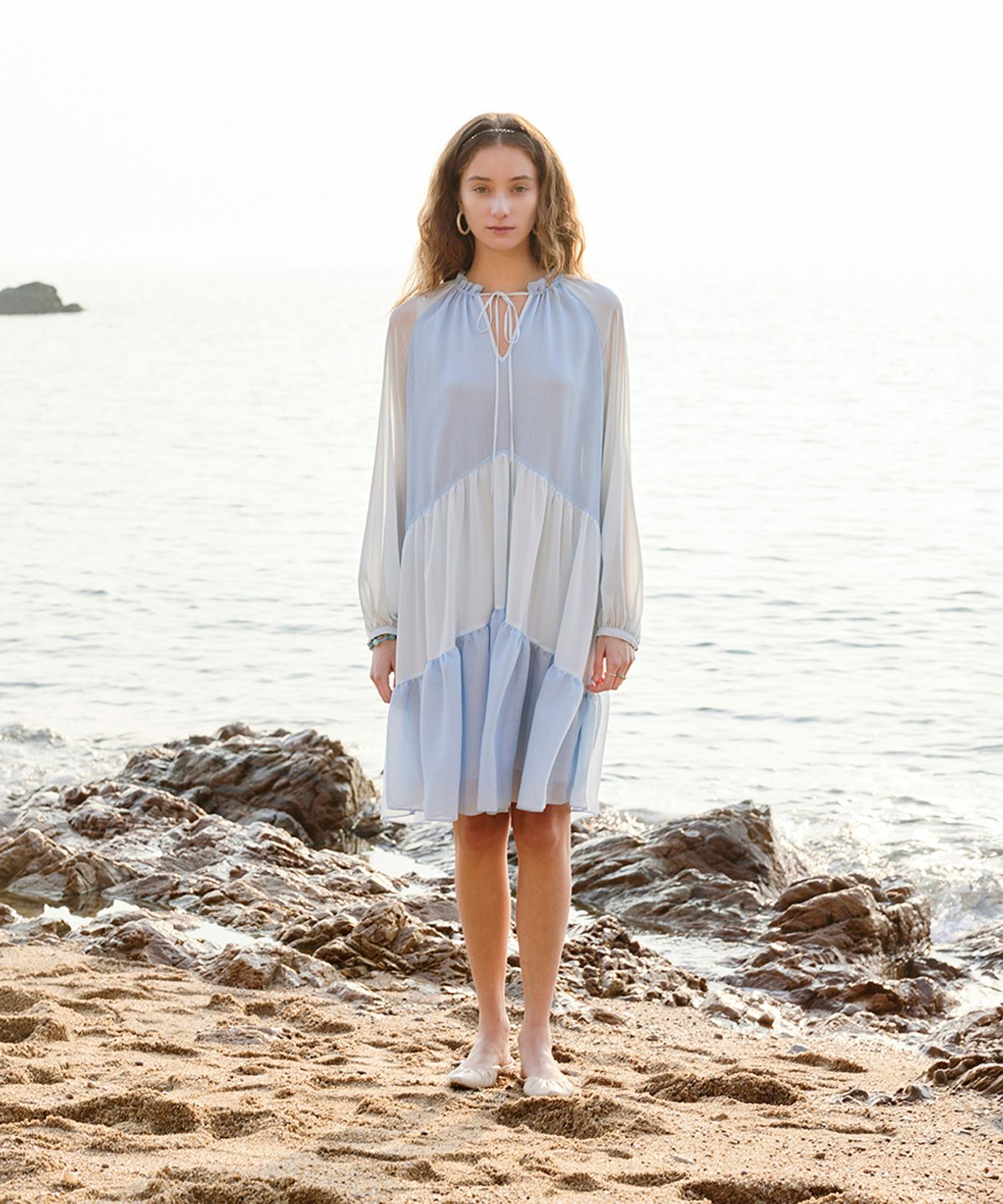 아이스가든에이오공팔(ICE GARDEN A.508) Biscotti Chiffon Dress