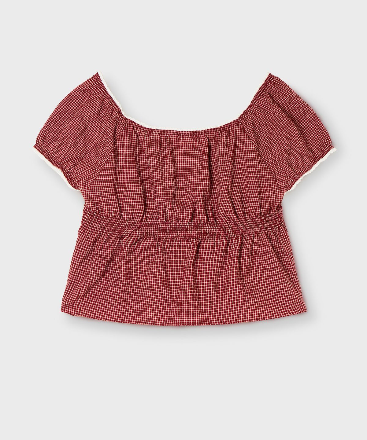 후아유(WHO.A.U) Check Patterend Blouse / WHBLG2531F