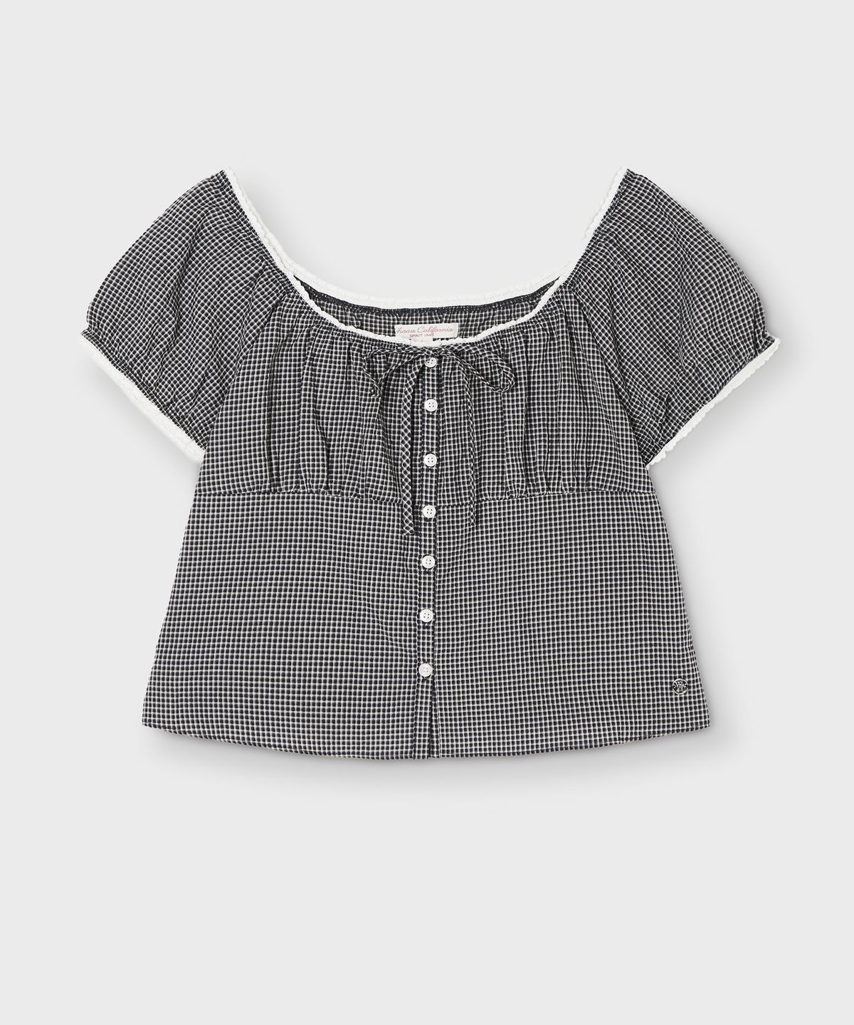 후아유(WHO.A.U) Check Patterend Blouse / WHBLG2531F