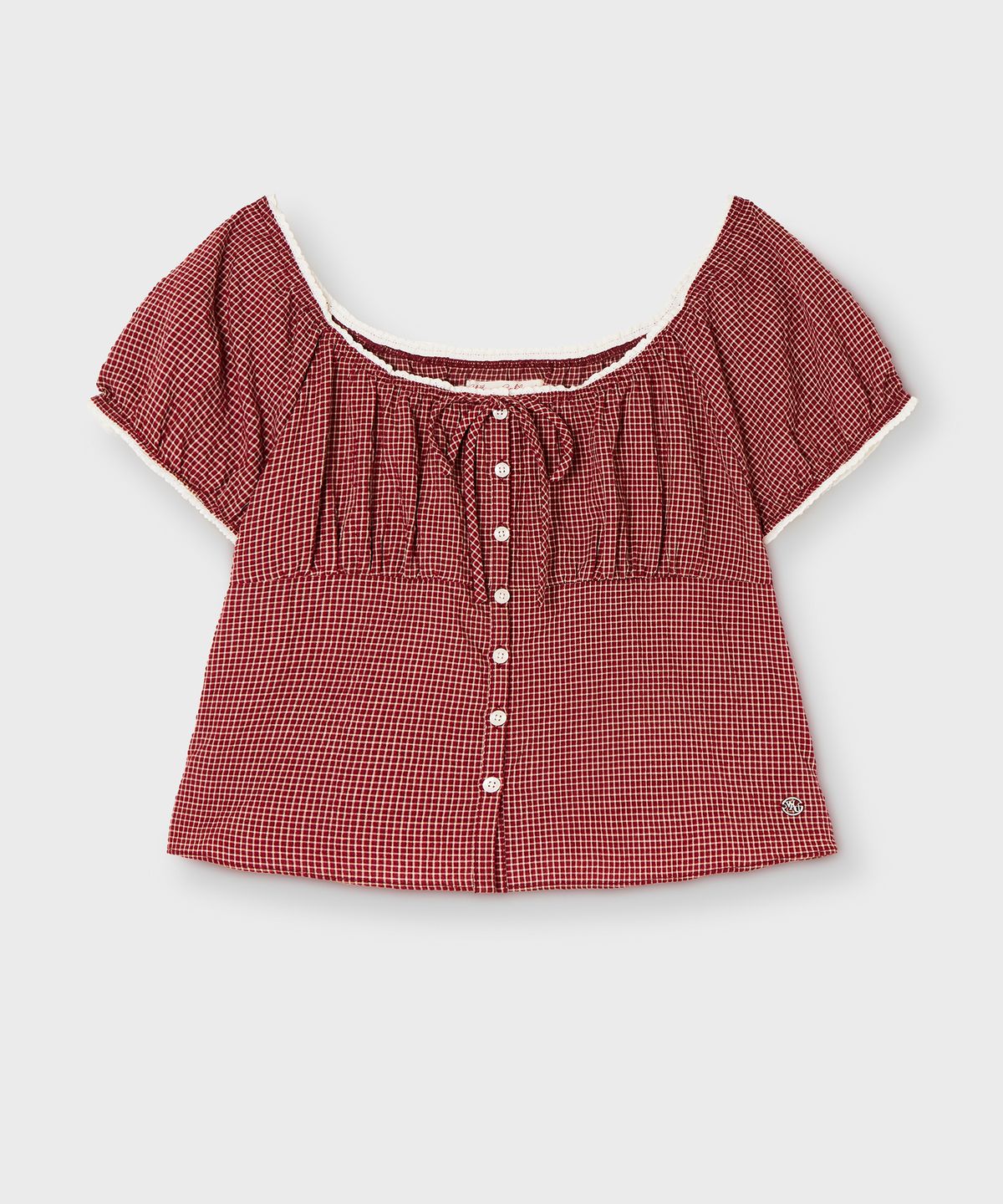 후아유(WHO.A.U) Check Patterend Blouse / WHBLG2531F