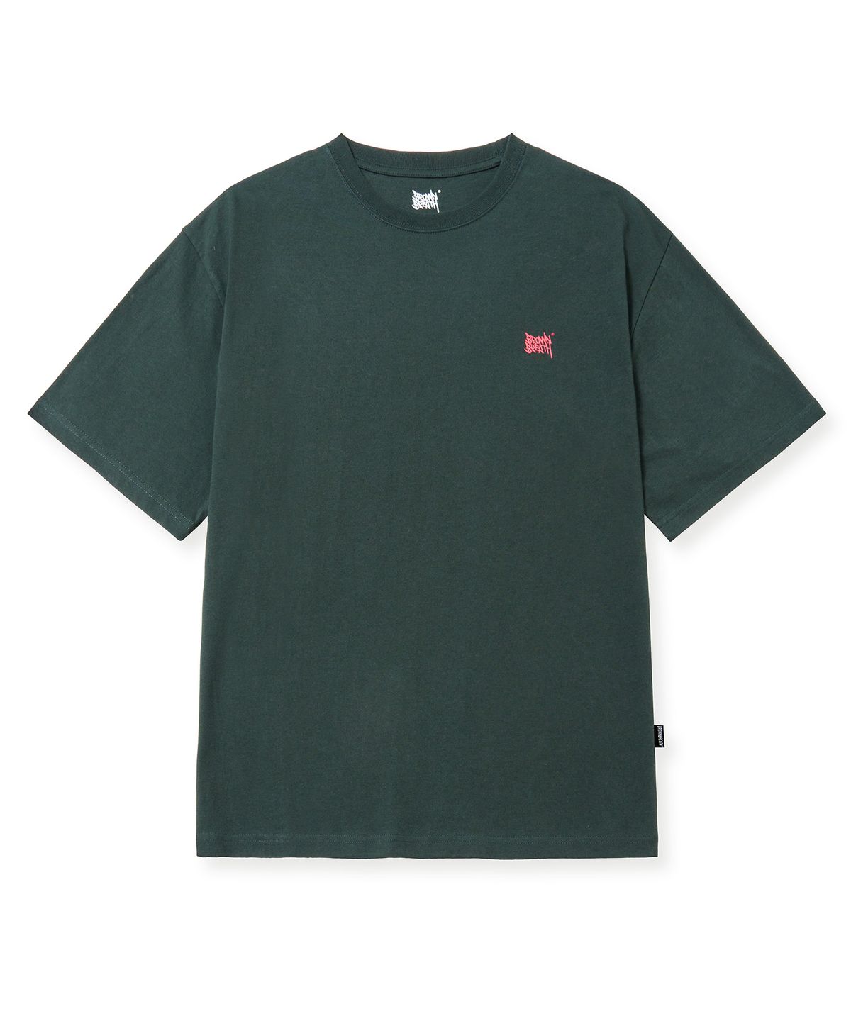 브라운브레스(BROWNBREATH) SPLASH TAG V2 TEE - DARK GREEN