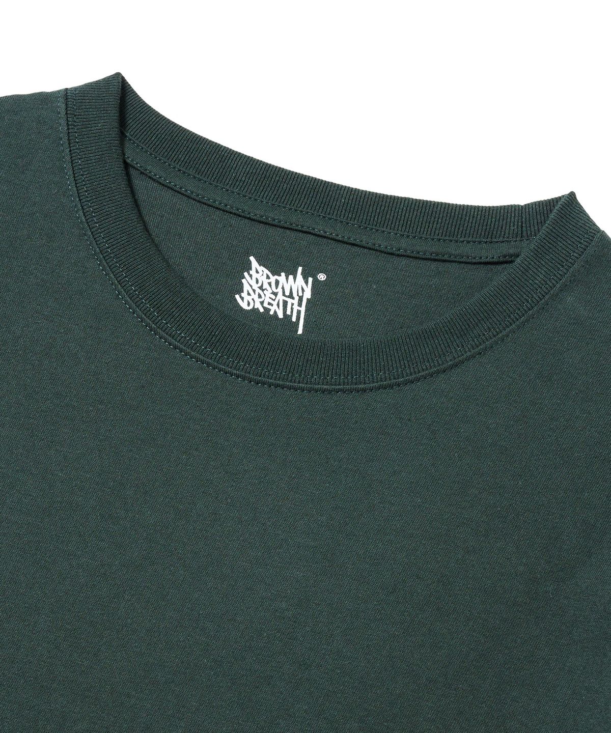 브라운브레스(BROWNBREATH) SPLASH TAG V2 TEE - DARK GREEN
