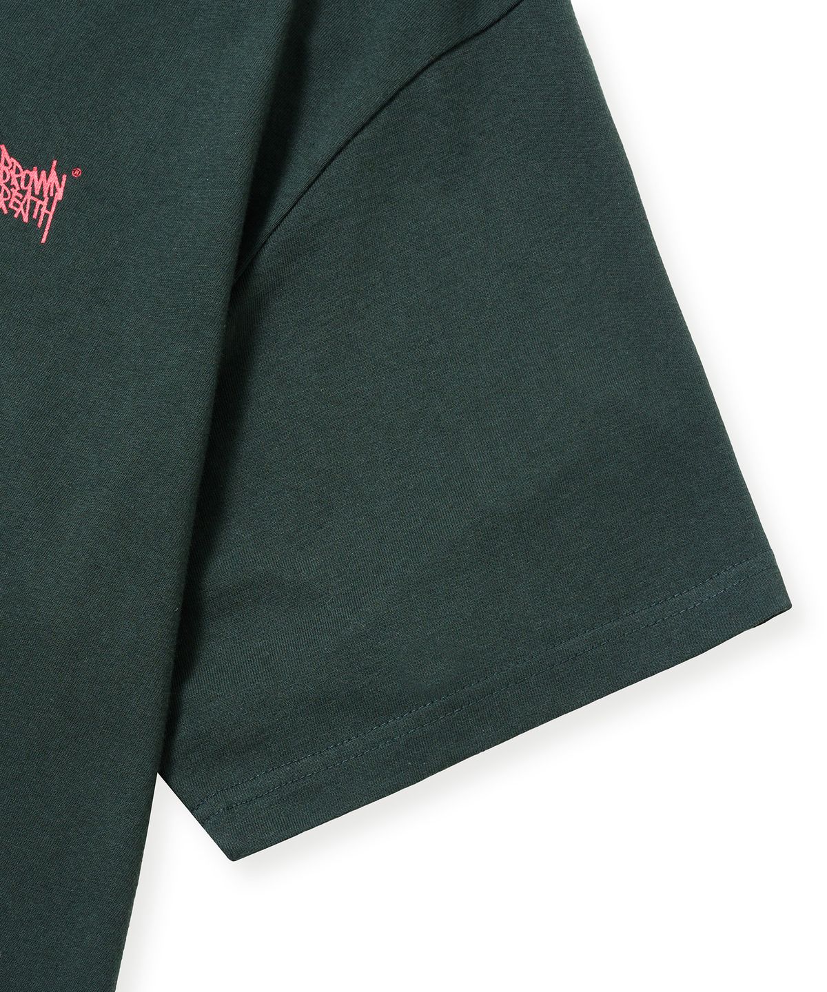 브라운브레스(BROWNBREATH) SPLASH TAG V2 TEE - DARK GREEN