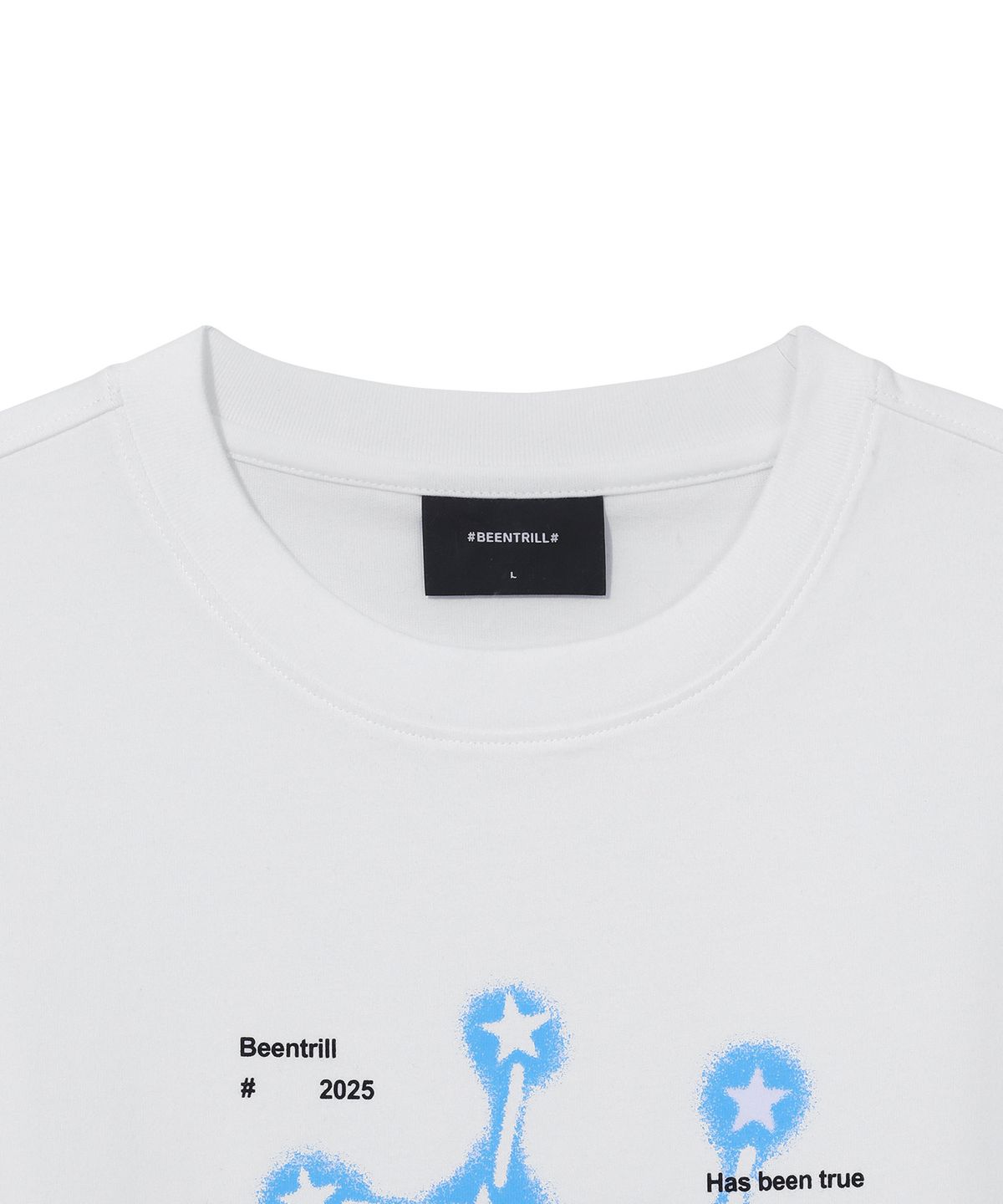 빈트릴(BEENTRILL) 해시태그 별자리 티셔츠(화이트)