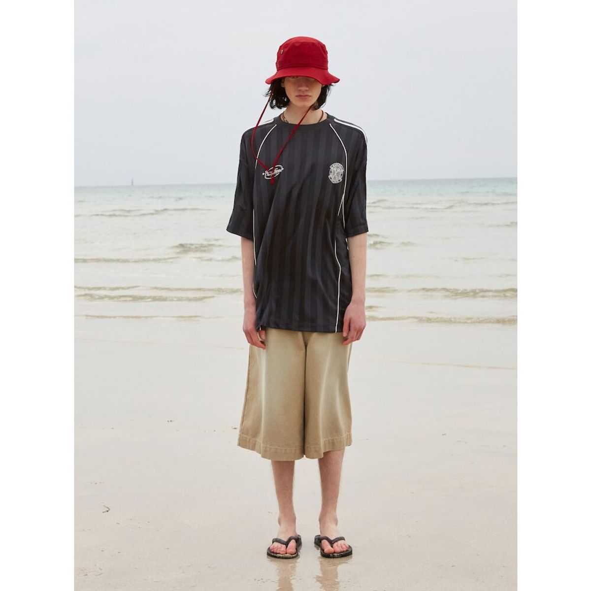 샌드 사운드(SAND SOUND) (UNISEX) 부니햇 사파리 모자  레드