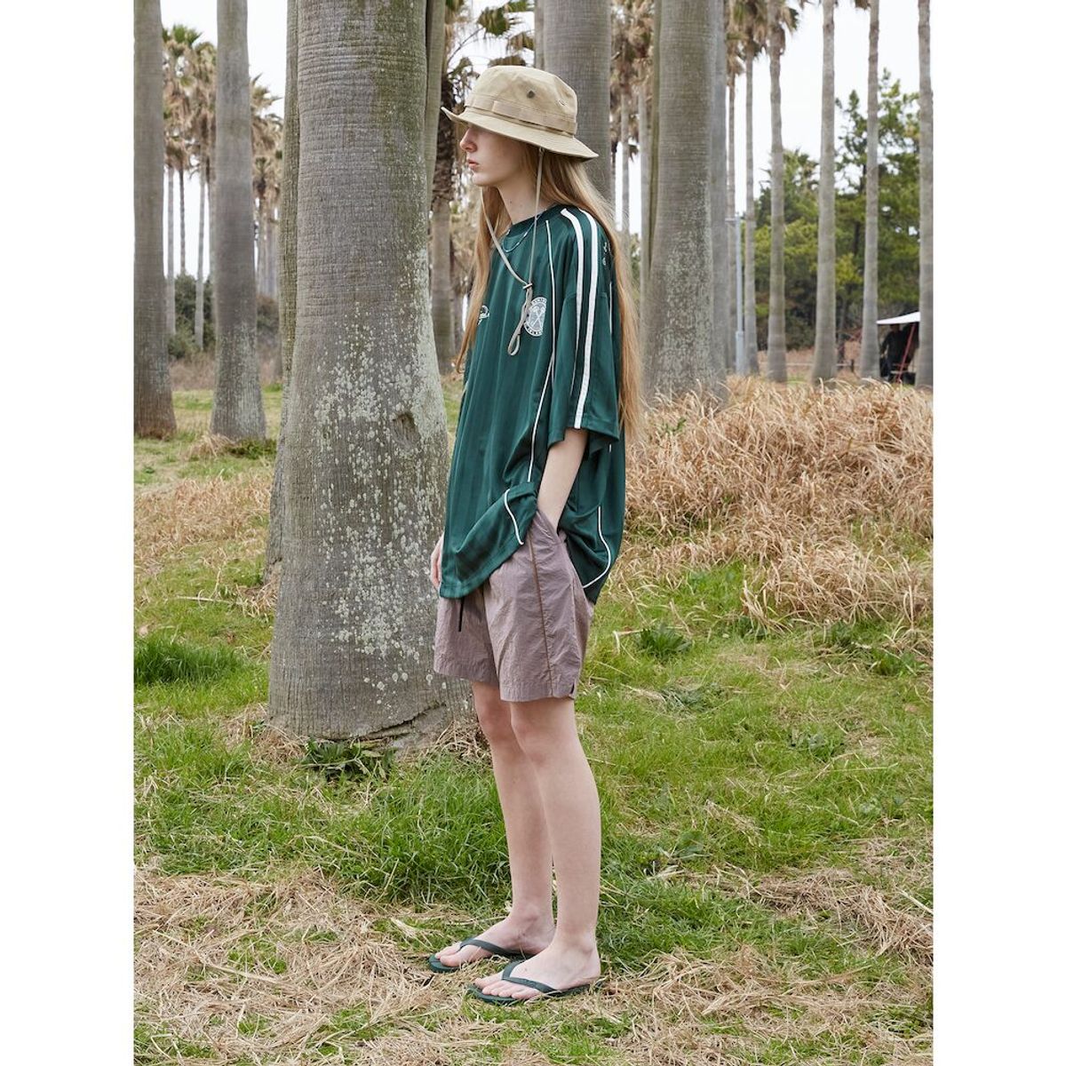 샌드 사운드(SAND SOUND) (UNISEX) 부니햇 사파리 모자  베이지