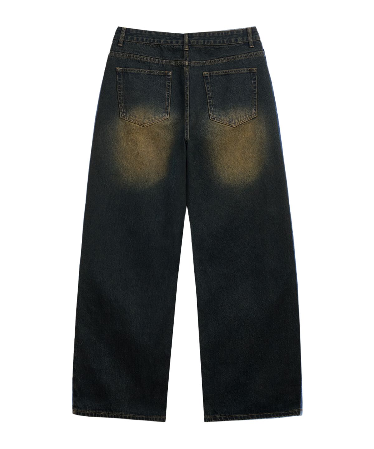 랜덤오프(RANDOMOFF) BTB : WAVE WASHING JEANS [YELLOW MINUIT CORE]