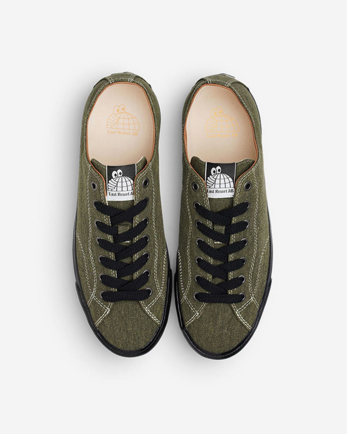 라스트리조트(LAST RESORT) VM003 CANVAS LO [GREEN/BLACK]