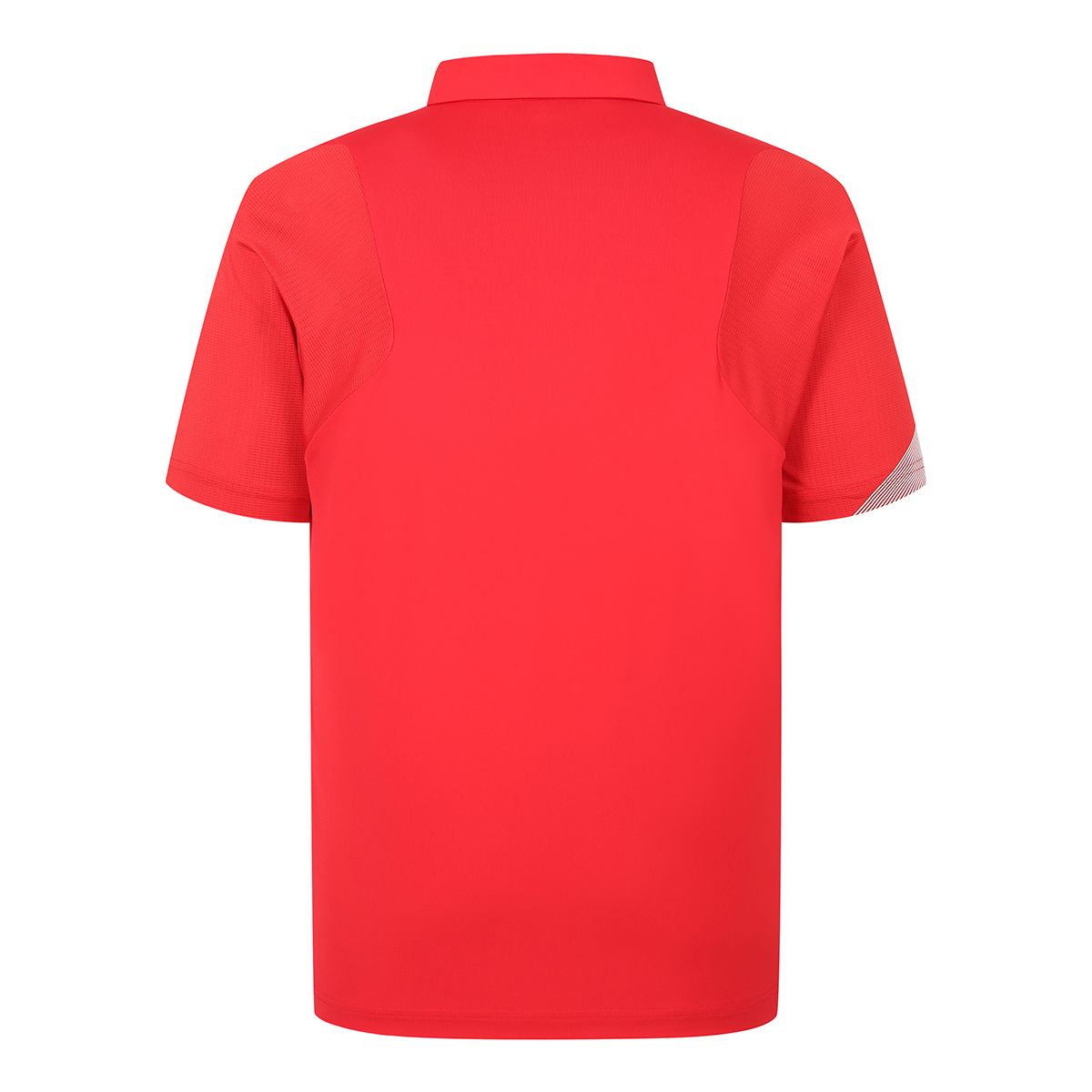 테일러메이드 어패럴(TAYLORMADE APPAREL) 남성 빅레터링 비대칭 소매 카라 반팔 티셔츠 T8031TO2243-500