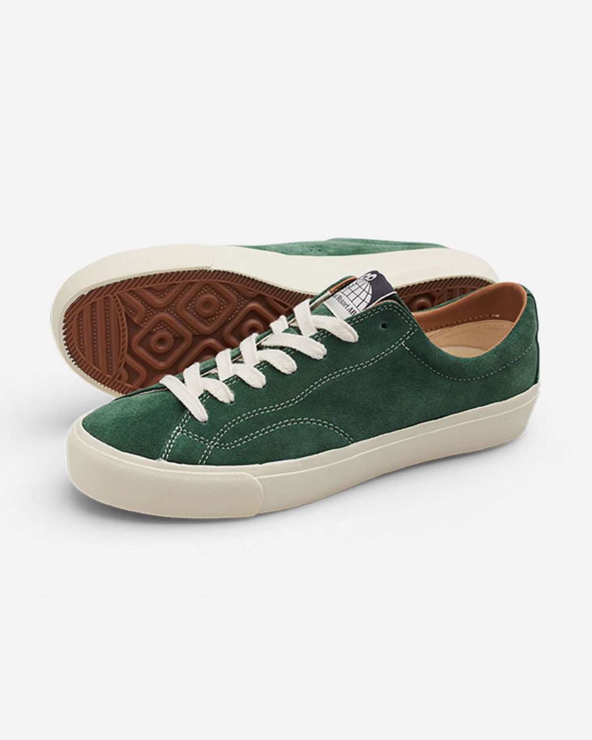 라스트리조트(LAST RESORT) VM003 SUEDE LO [ELM GREEN/WHITE]