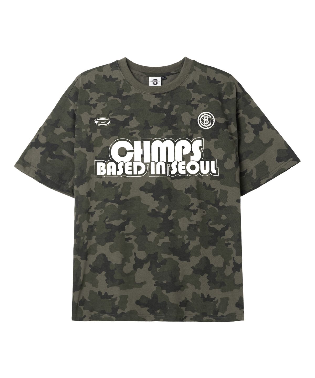 본챔스(BORN CHAMPS) [3 COLORS] SPROTY UF 오버핏 카모 반팔티셔츠 B25ST75