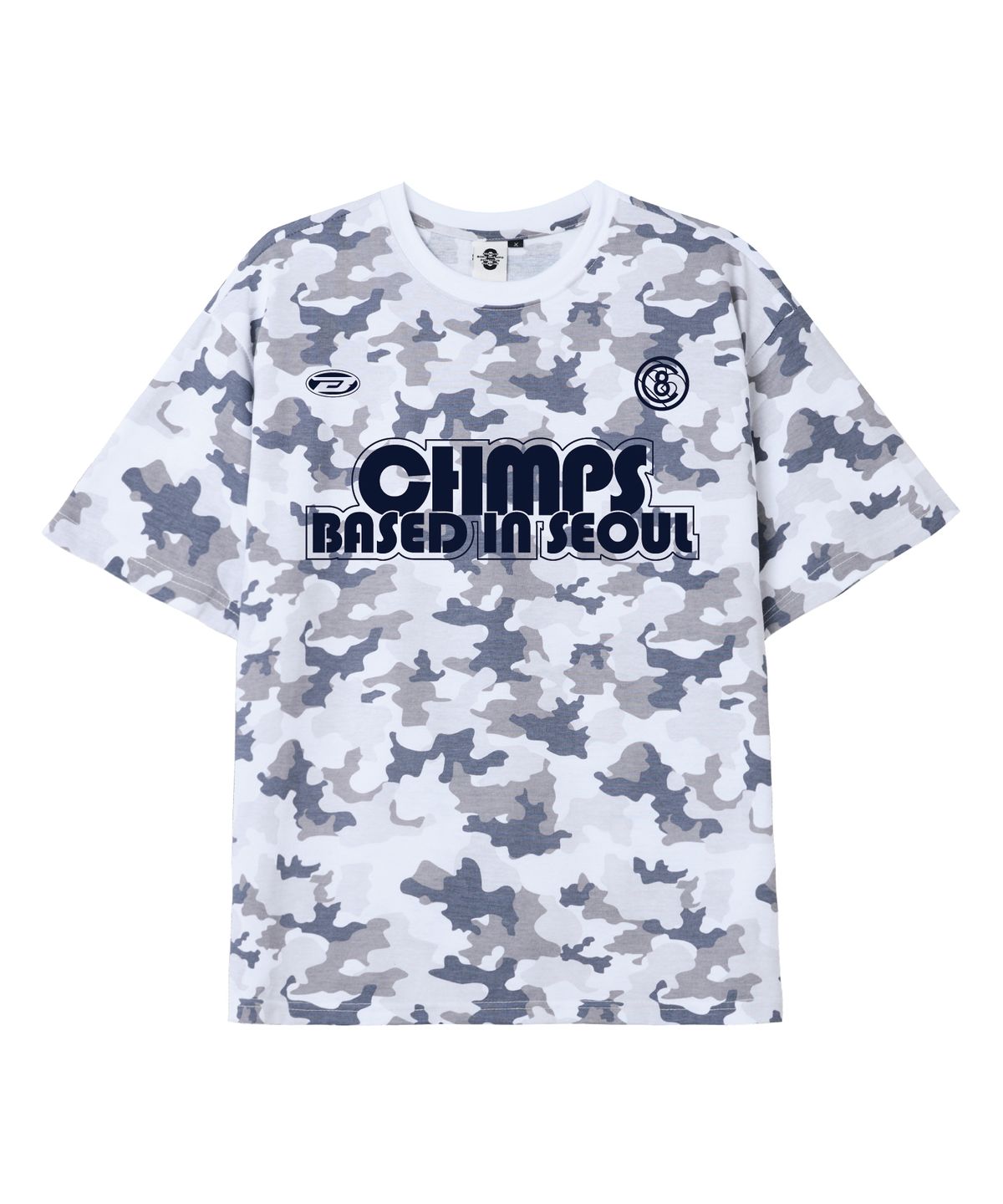 본챔스(BORN CHAMPS) [3 COLORS] SPROTY UF 오버핏 카모 반팔티셔츠 B25ST75