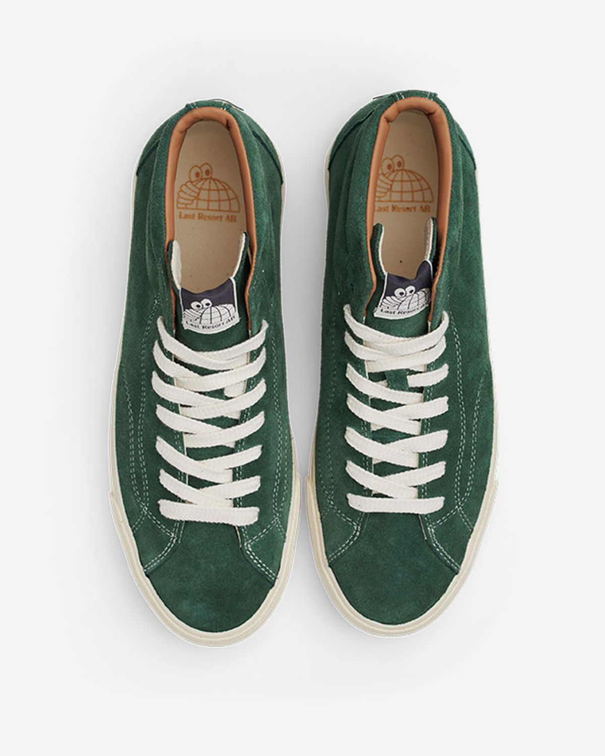 라스트리조트(LAST RESORT) VM003 SUEDE HI [ELM GREEN/WHITE]