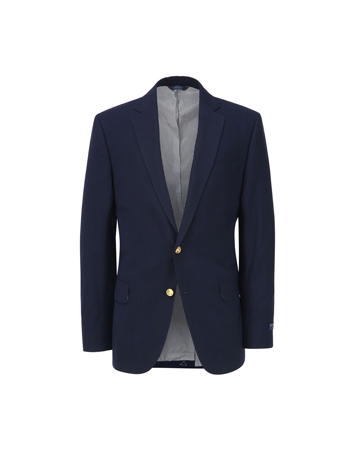 브룩스 브라더스(BROOKS BROTHERS) 클래식핏 싱글 2버튼 금장 블레이저 (네이비) (BBJBMF5374Q)