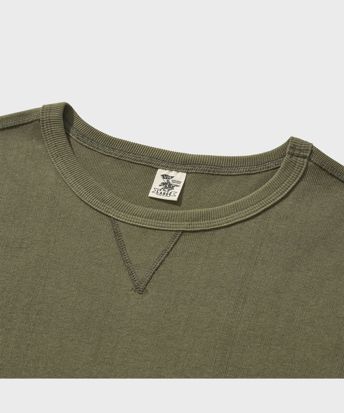비디알(VDR) V CREW NECK T-SHIRT [Army Olive]