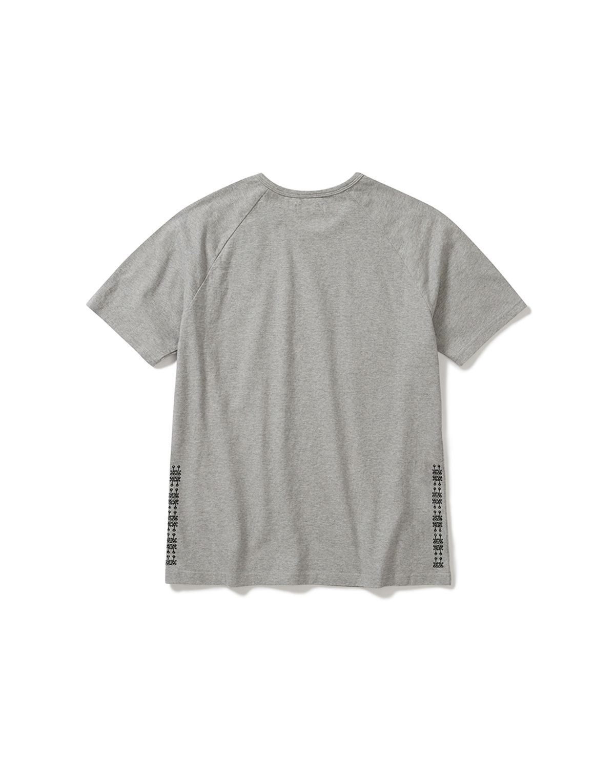 카락터(KARACTOR) Fiddlehead half T-shirts / Melange gray