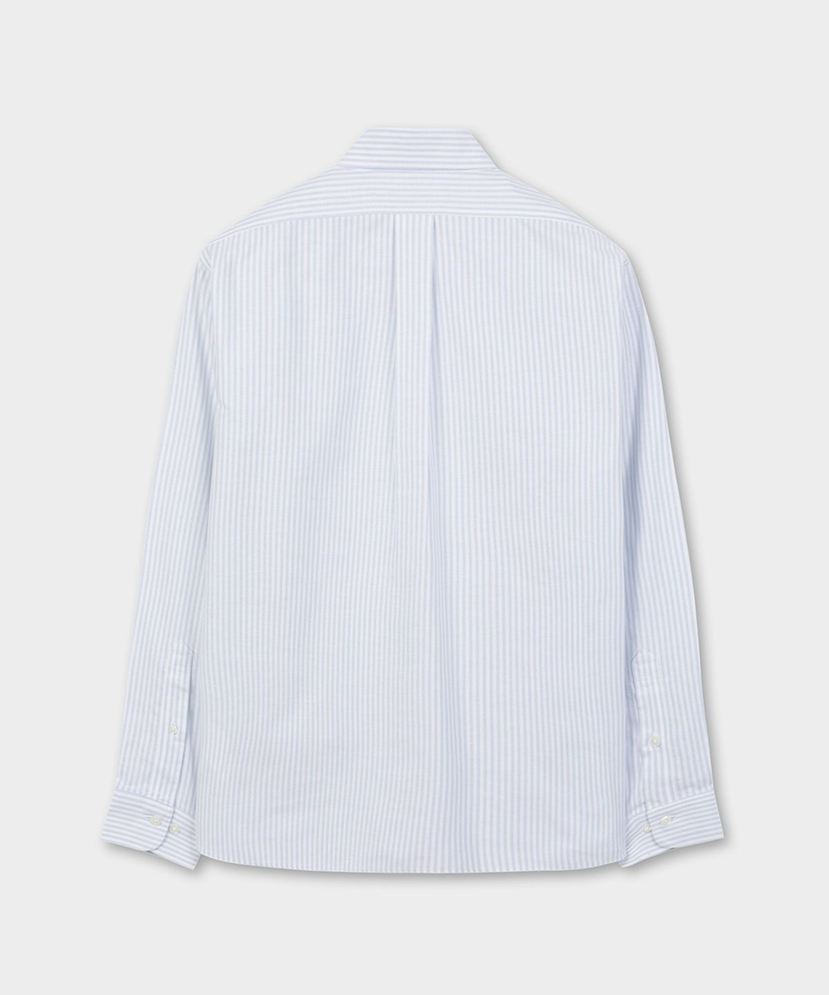 브룩스 브라더스(BROOKS BROTHERS) 레귤러핏 논아이론 옥스포드 뱅갈 스트라이프 셔츠 (라이트블루) (BBTHMF9968L)